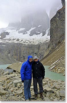 Doug and Andrew make it to the viewpoint