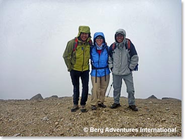 We made it to around 4,650m; we turned around 300m from the final summit because a hail storm started that singles the start of an electrical storm. Great acclimatization day!