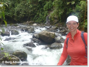 Margaret at the Mindo-Nambillo Ecological Reserve