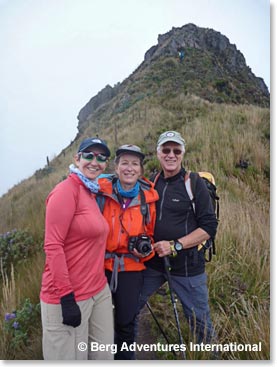 Old friends’ from Aconcagua; Margaret, Marie-Jo and Martial