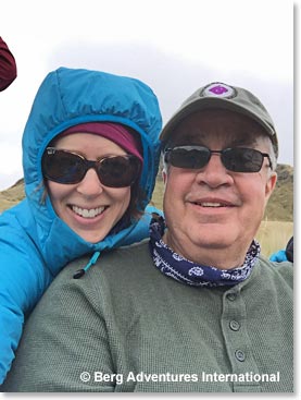 Sam and Paul on the summit