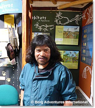 Patricio, Doreen’s guide, was born in Papallacta and is very proud of his region