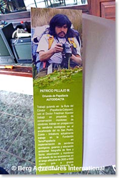 One of Patricio’s books on plants in the Cordillera Andina