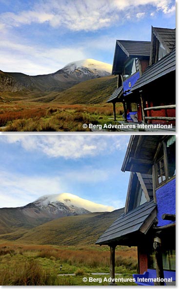 Our first Chimborazo views