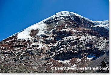 Chimborazo in all her glory. No passage for us this time. 