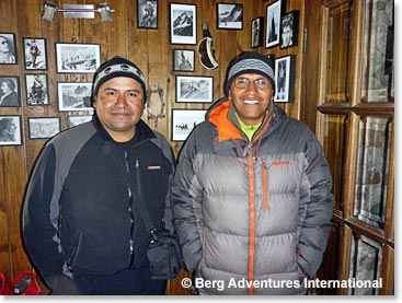 Our amazing guides Osvaldo and Sergio