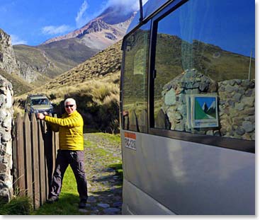 Tim, our Chimborazo gate master