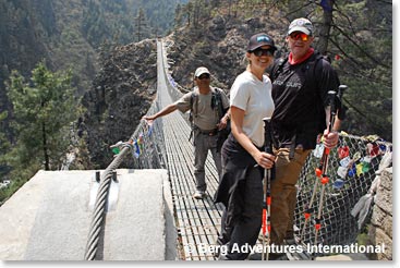 Getting ready to cross the bridge