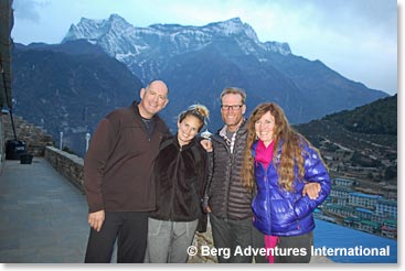 At the Panorama! We met friends Conrad Anker and Jenni Lowe–Anker there .