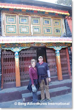 Later we visited the monastery at the village of Khumjung, where we will spend Sunday night.