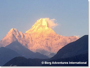 Sunset on Ama Dablam