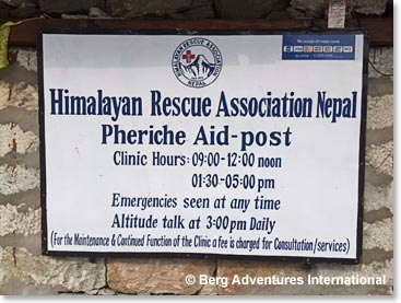 The HRA clinic has served trekkers, Sherpas and porters for decades.
