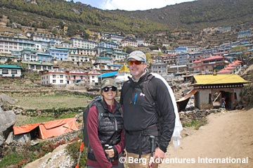 Farewell to Namche. We had great times here.