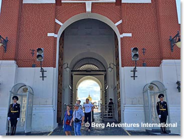 Red Square entrance to the Kremlin