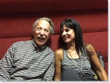 Stephen Rosen and Christina on the Grand Express