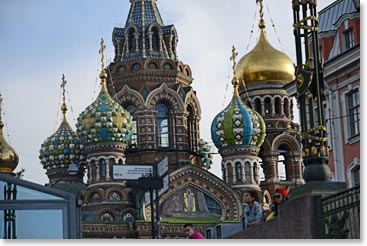 Church of Spilled Blood from the boat
