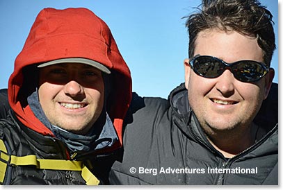 Brian and Tommy at Barranco Camp.