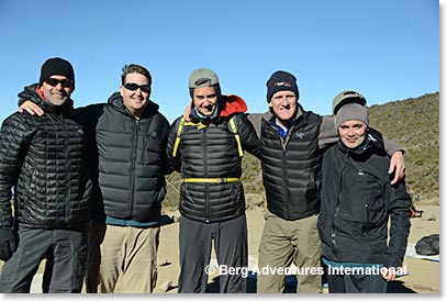 The team at Barranco, 13,000 ft.