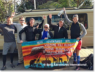 Only a few hours off the plane our brave, optimistic team was set to go.