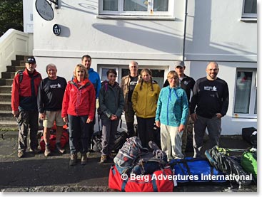 Our Nova Scotia Nature Trust is finally together with their packs ready – time to start our adventure!