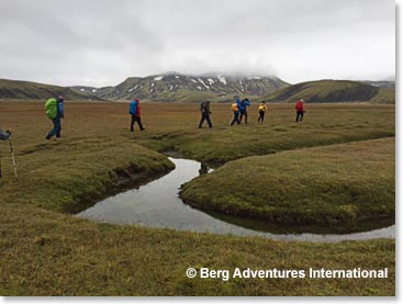 Beautiful Icelandic trails