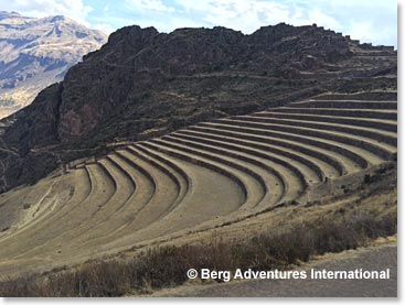 Inca terraces at Pisac