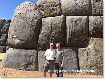 Brothers Rob and Sandy at our first stop,  the ruins of Sacsayhuaman