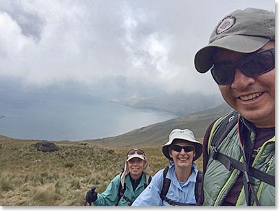 High grasslands surround beautiful crater lakes in this remote area.  