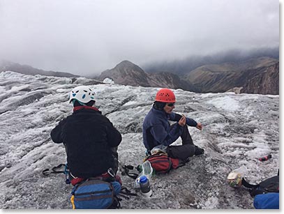 Water break and a quick rest