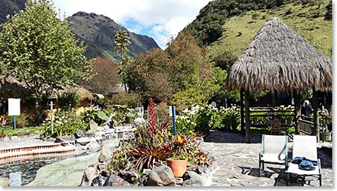 Views from our bedroom at Termas de Papallacta