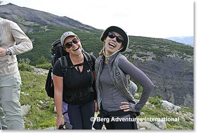 Staci Wendt and Lena Ryan having fun on the trail