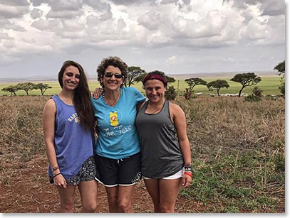 Jessica, Allie and Nancy Souza