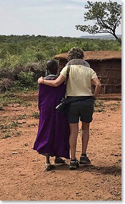 Peaceful moments. Our welcome was genuine and engaging.