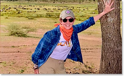 Donna Moll in Serengeti