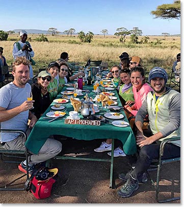 Capt. Mohammad’s team enjoyed lunch together- and sang happy birthday to Bibi!