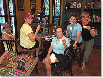 We’ve returned! Our “home” on a coffee plantation: Arusha Coffee Lodge.