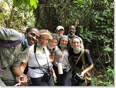 Our team with the guides