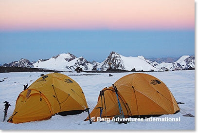 Nido de Condor Camp,  5,400m/ 18,000ft  above sea level