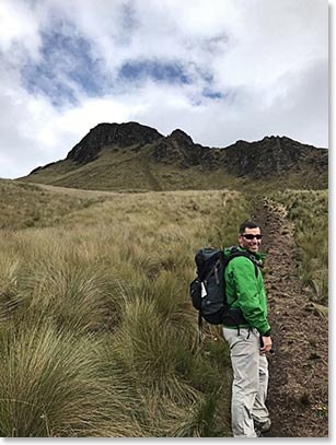 Michael at the trailhead