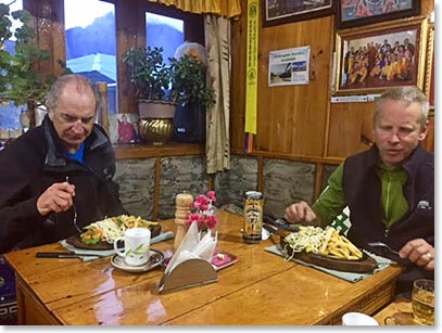 Paradise Lodge in Lukla makes for a great place to hang at the end of the trek (and hope the plane makes it!)