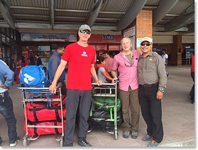  Farewell to Temba at Kathmandu’s International Airport