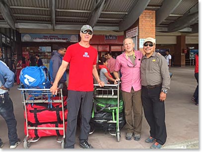Farewell to Temba at Kathmandu’s International Airport