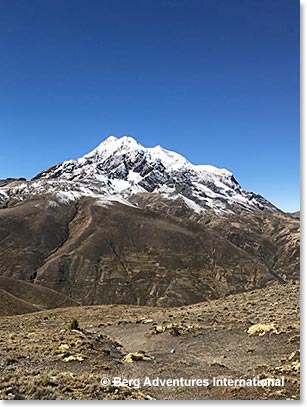 Illimani – highest mountain in the Cordillera Real