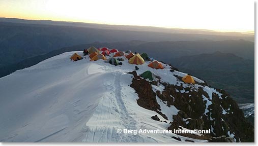 Illimani high camp