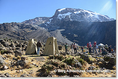 Arriving at Karanga Camp 