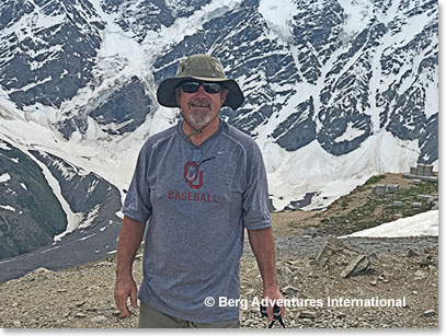 Mark in the Caucasus Mountains