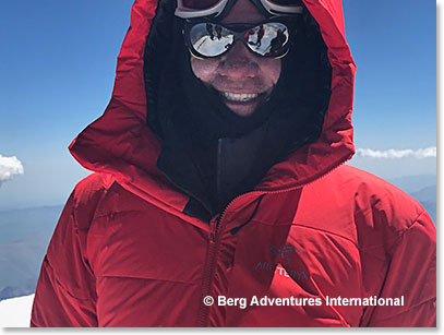 Paul on the summit of Mt. Elbrus