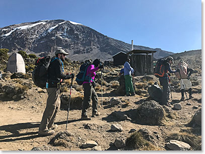 Setting out for High Camp