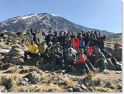 The Entire Berg Adventures Team at Karanga