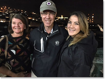 Rob and Sue Macdonald reunited with their daughter Meryl in Quito
